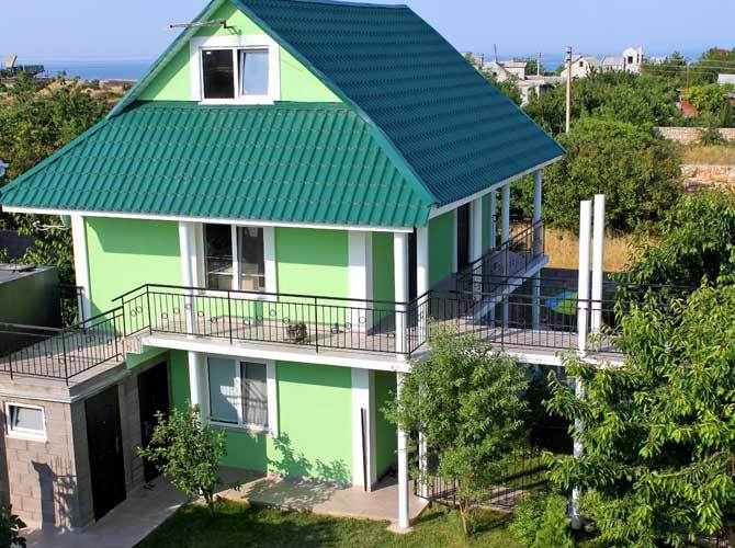 Гостевой дом Зеленый утес,отдых в Севастополе, мыс Фиолент, частный сектор.