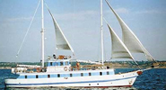 Яхта Русь, морские прогулки в Севастополе